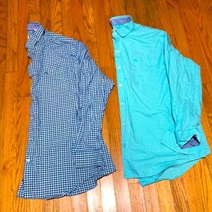Two Tommy Bahama Button Down Shirts Size XXL